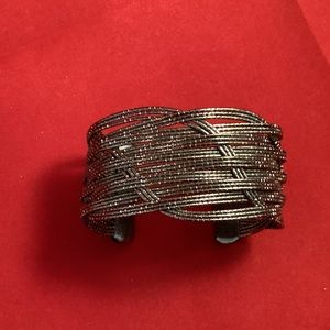 Braided metal wire bracelet